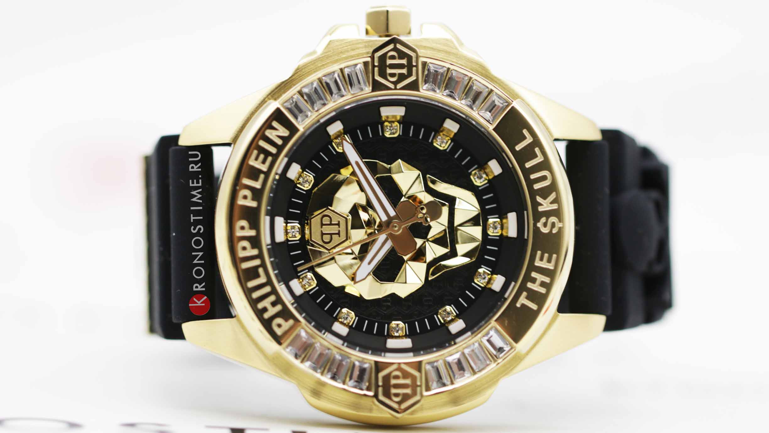 Philipp Plein Philipp Plein The Skull PWNAA0122  - задняя крышка металл сталь корпуса, германия часы